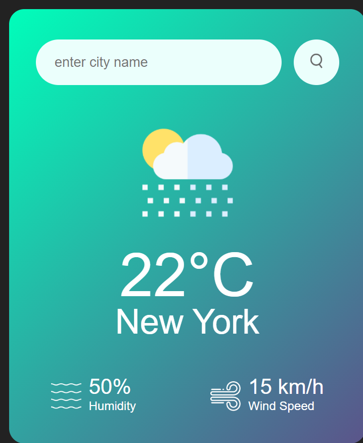 Weather App Screenshot